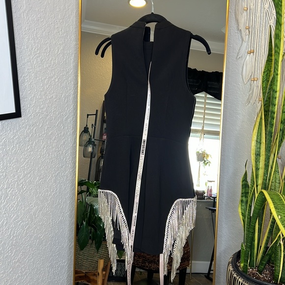 House of CB ‘Charlize’ Black Crystal Trim Dress NWOT - Picture 13 of 13